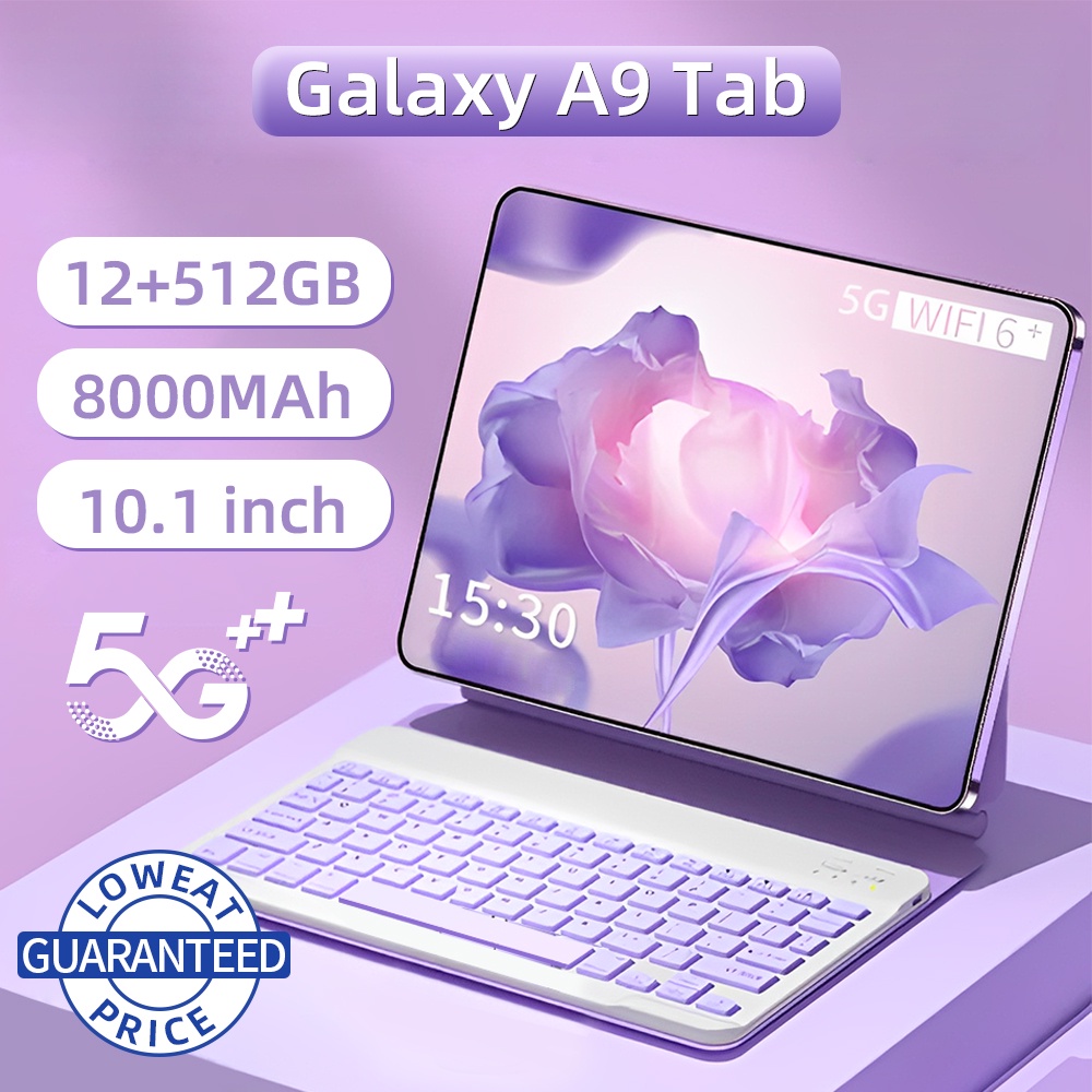 OPP0 Galaxy A9 Tab แท็บเล็ตถูกๆ (16+512G)ใหม่ 10.8 นิ้วแท็บเล็ตพีซี การเปิดตัวผลิตภัณฑ์ใหมแท็บเล็ต Android 11.0ยอดนิยมรุ่นล่าสุด สองซิม ในตัว GPS รองรับการโทร ราคา 1,099 บาท*ส่งฟรี