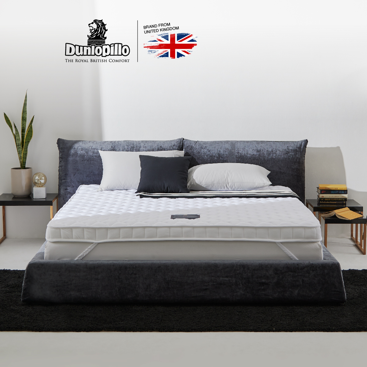 Dunlopillo ที่นอนยางพาราแท้ รุ่น Body Dynamic หนา 3 นิ้ว ส่งฟรี ราคา 3,985 บาท*ส่งฟรี