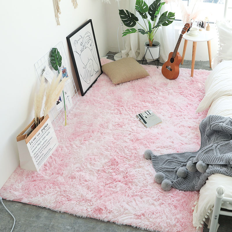 พรม พรมปูพื้น ห้องนอน ขนนิ่ม พรมนุ่ม 160x200cm พรมขนนุ่ม พรมห้องนอน ผ้าปูพื้นพรมก ตกแต่งสวย มีหลายขนาด