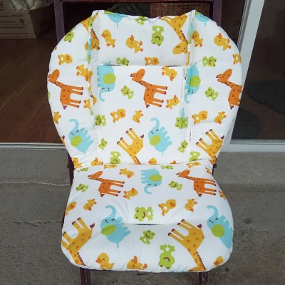 Babyou【Ready Stock】 [Hot sale]Baby dining chair cotton pad cotton baby stroller cotton pad cushion Stroller cushion (4)
