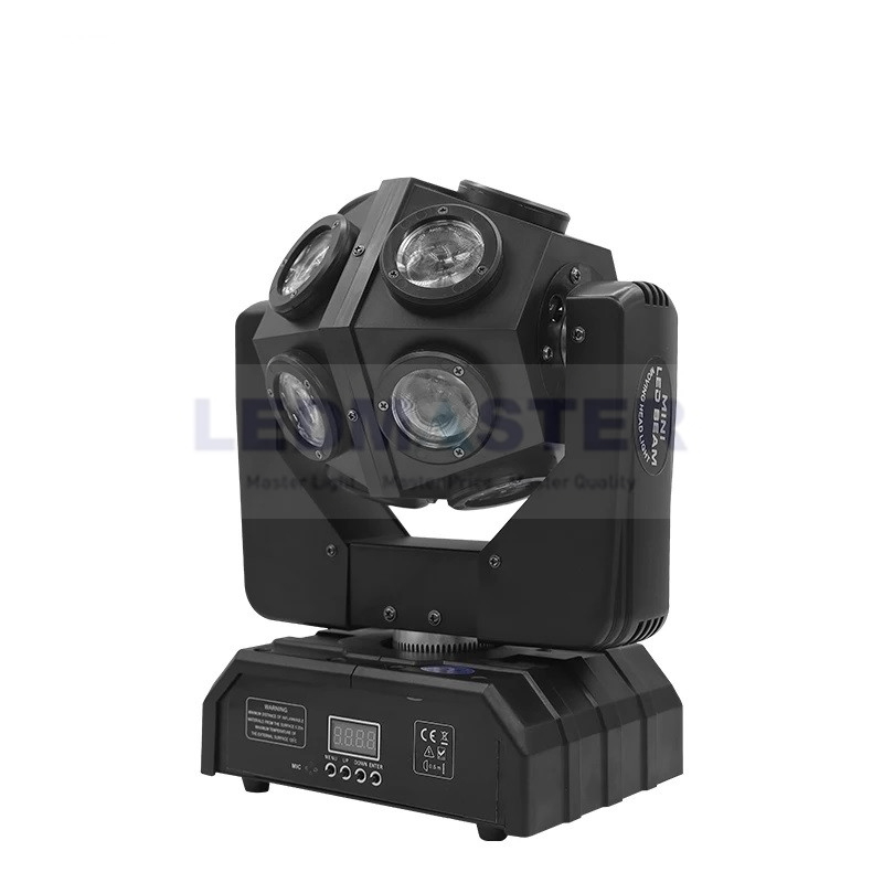 2024 ไฟปีใหม่ ไฟเวทีเลเซอร์ 16RGBW LED 3in1 Magic Ball DMX (LT061) ดิสโก้ strobe, laser