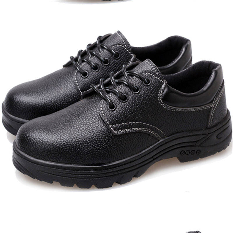 Iron shoes รองเท้าทํางานสําหรับผู้ชายรองเท้าหนังผู้ชายรองเท้าผู้ชายคุณภาพสูงรองเท้าหัวเหล็ก