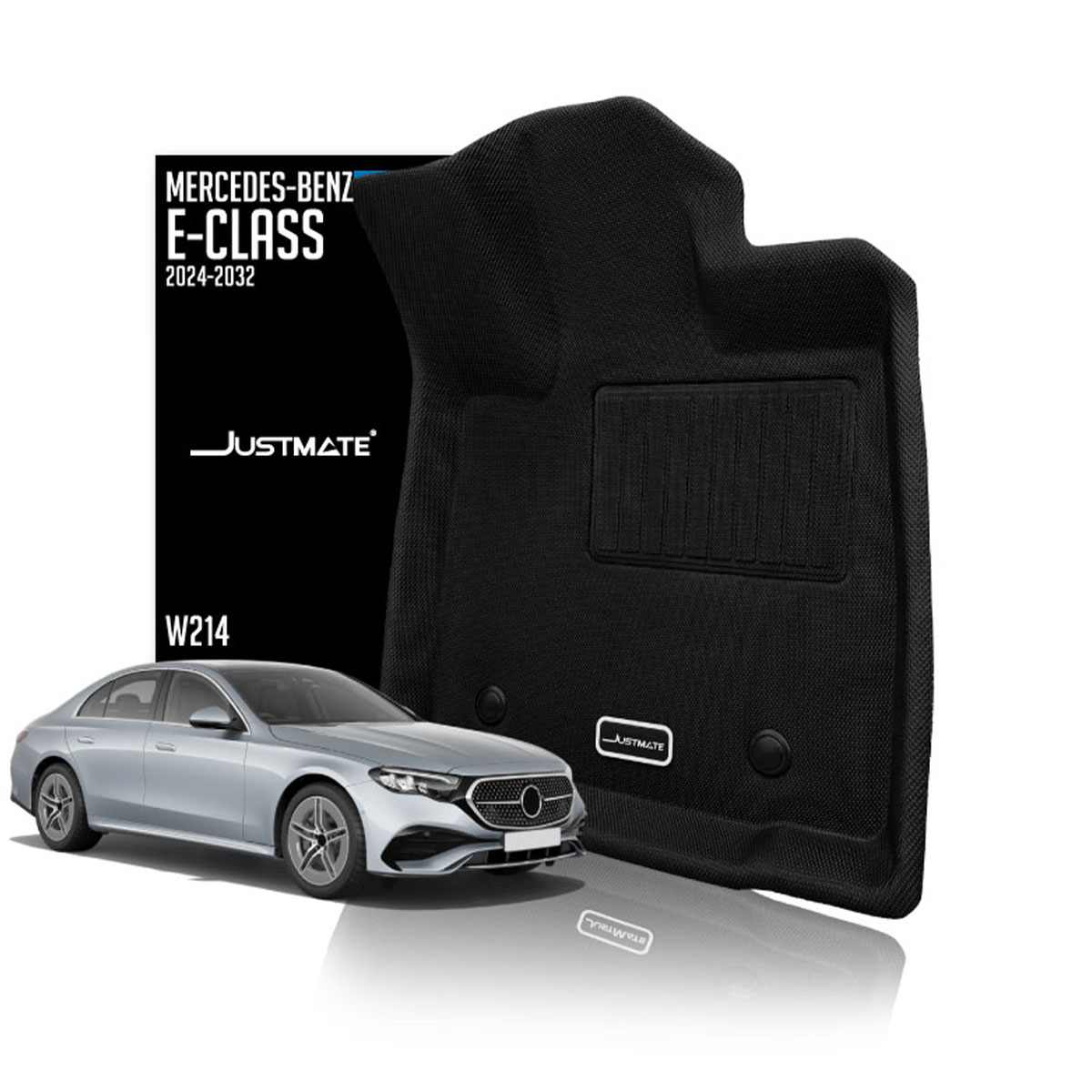 Justmate Mercedes-Benz Car Floor Mats E-Class W214 2024 - 2032 E220D/E350E ราคา 2,580 บาท*ส่งฟรี