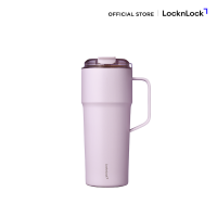 [New Arrival] LocknLock แก้วน้ำเก็บอุณหภูมิเคลือบเซรามิก หูจับด้านข้าง  Metro Cafe Handle Tumbler ความจุ 750ml. รุ่น LHC4418