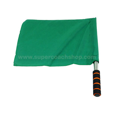 ธงไลน์แมน กีฬาสีพื้น (ชุด 1 ชิ้น) /ธงกีฬาฟุตบอล ธงผู้ตัดสิน ธงไลน์แมน สำหรับ การแข่งขัน ฝึกซ้อมฟุตบอล