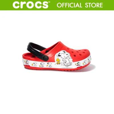 CROCS Fun Lab Snoopy Woodstock Clog รองเท้าลำลองเด็ก รองเท้าเด็ก รองเท้าสำหรับเด็ก รองเท้าลำลอง