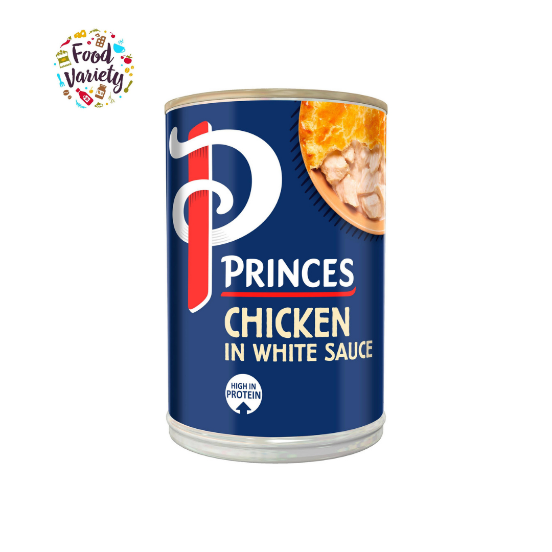 Princes Chicken in White Sauce 392g ปริ๊นส์ อกไก่ในน้ำซอสขาว 392กรัม