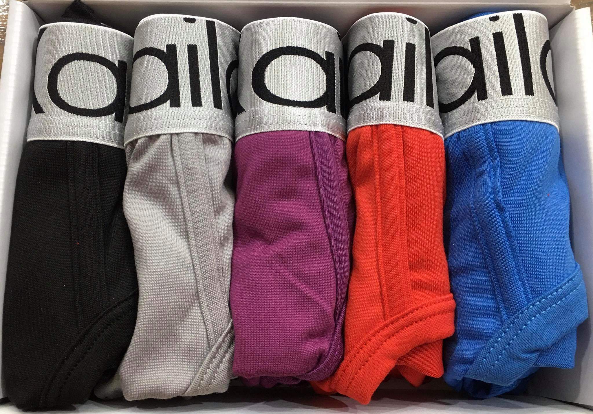 กางเกงใน CK 1 กล่อง มี 5 ตัว (ชุดจัดเซ็ต) กางเกงในชาย มาพร้อมกล่อง พร้อมส่ง มีหลายแบบสีให้เลือก ( กล่อง 5 ตัว แบบขาสั้น Cailin Kailan)