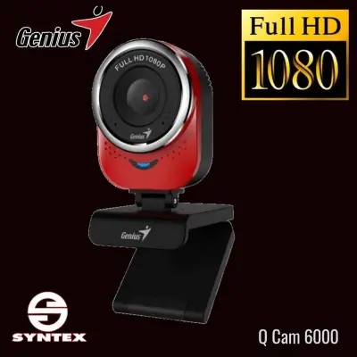 กล่องเว็บแคม Genius Q CAM 6000 Full HD 1080P -การสนทนาผ่านวิดีโอ Full HD 1080p