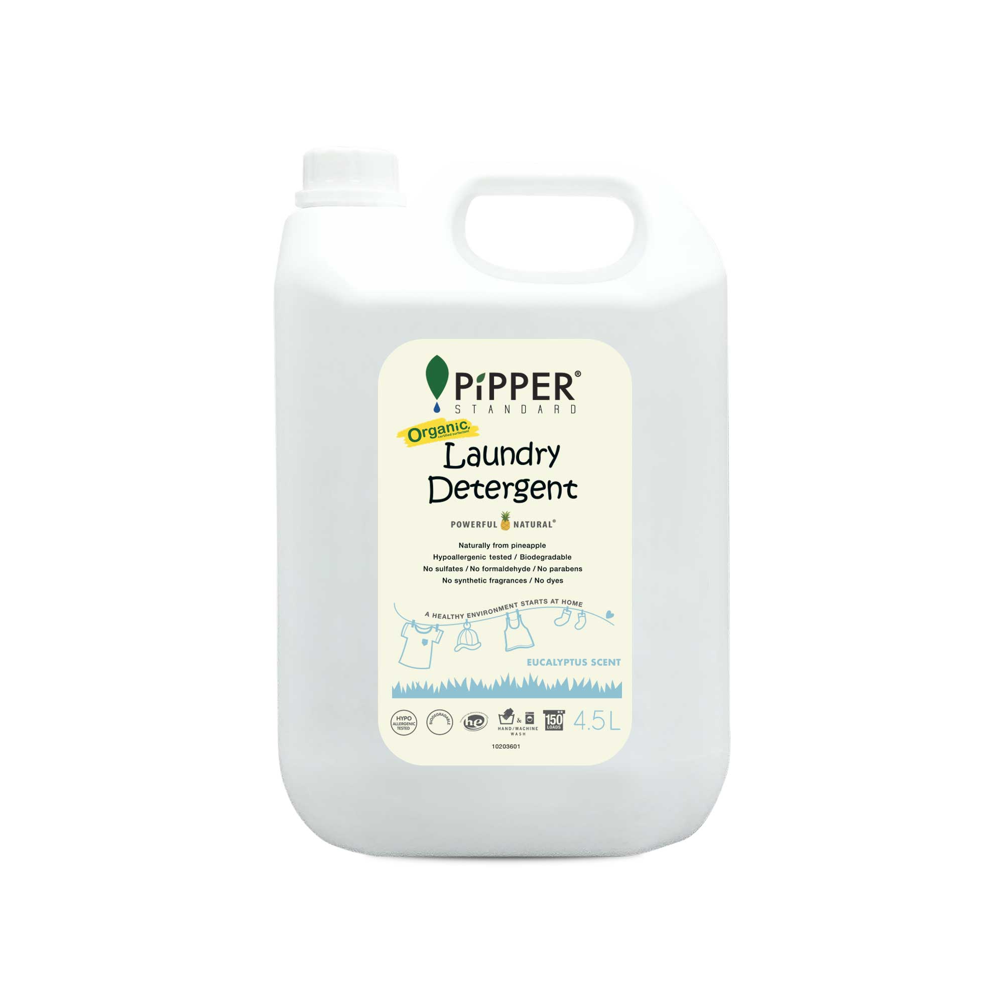 PiPPER STANDARD Natural Laundry Detergent, Eucalyptus Scent 4.5 ml : LDEU4.5L(90160802) = 1 ราคา 950 บาท*ส่งฟรี