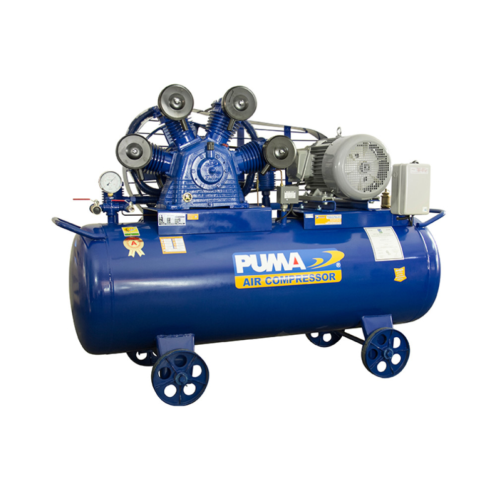 Puma air pump 315 liters (belt) # motor 15 horses # electric 380 V # wind volume 2850 liters/min (1 year warranty) ราคา 139,000 บาท*ส่งฟรี