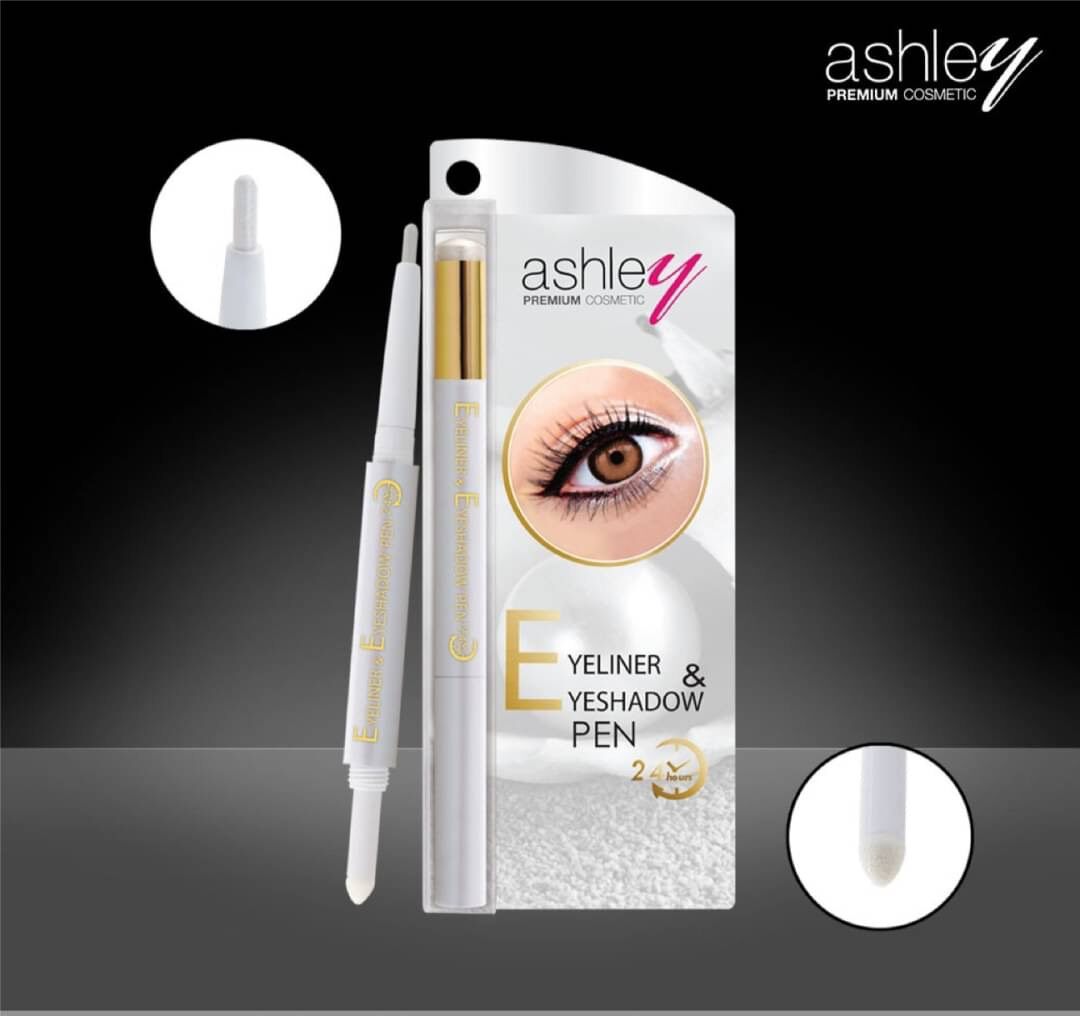 A-169 Ashley Eyeliner & Eyeshadow : เขียนขอบตาสีขาวมุกเงาอย่างเป็นประกาย
