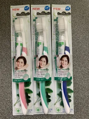 แปรงสีฟันเดนทิสเต้ แถมฟรี ยาสีฟัน1หลอดเล็ก หัวแปรงขนาดใหญ่ Dentiste' Italy Tooth Brush Big Bristles