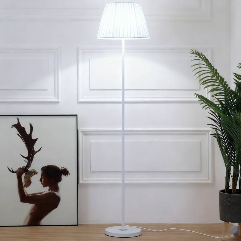 โคมไฟตั้งพื้น โคมไฟประดับห้อง Floor Lamp หรี่แสงได้ โคมไฟ พร้อมปุ่มสวิตช์