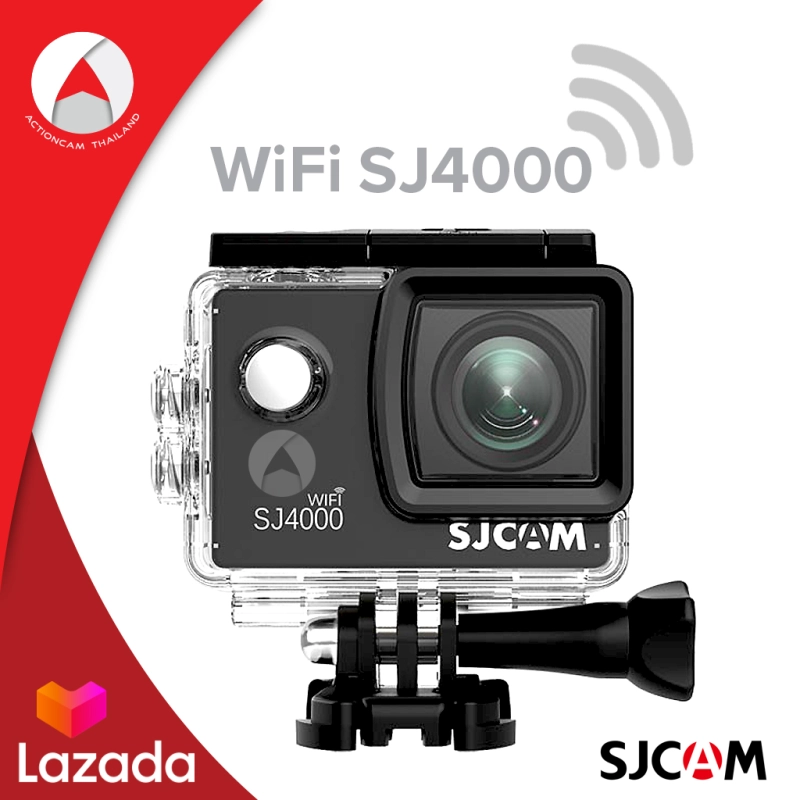 ภาพหน้าปกสินค้าSJCAM SJ4000 WiFi 2.0นิ้ว (Black) กล้อง action camera กล้องแอคชั่นแคม กล้องแอคชั่น action cam กล้องแอคชั่น camera