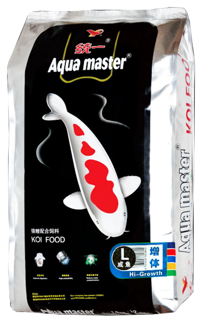 AQUAMASTER HI GROWTH อาหารปลาคาร์ฟ สูตร เร่งโต เร่งล่ำ โครงสร้างแข็งแรง พิเศษ สุขภาพดี อาหารเม็ดชนิดลอยน้ำ ขนาด 10KG. ราคา 2,530 บาท*ส่งฟรี