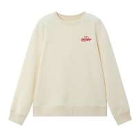 Giordano Womens เสื้อผู้หญิง Boyfriend French Terry Fleece Printed Sweatshirt 05395606001 เสื้อสเวตเตอร์ผู้หญิง เสื้อแขนยาวผู้หญิง เสื้อจิออดาโน