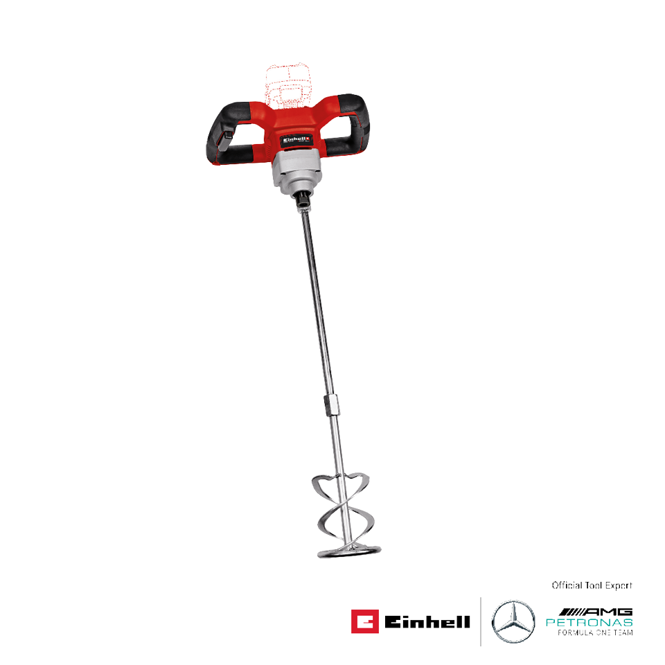 Einhell_Official เครื่องผสมสี/ปูนซีเมนต์ไร้สาย 18V รุ่น TE-MX 18 Li [สินค้าไม่รวมแบตเตอรี่/เครื่องชาร์จ] ราคา 3,677 บาท*ส่งฟรี