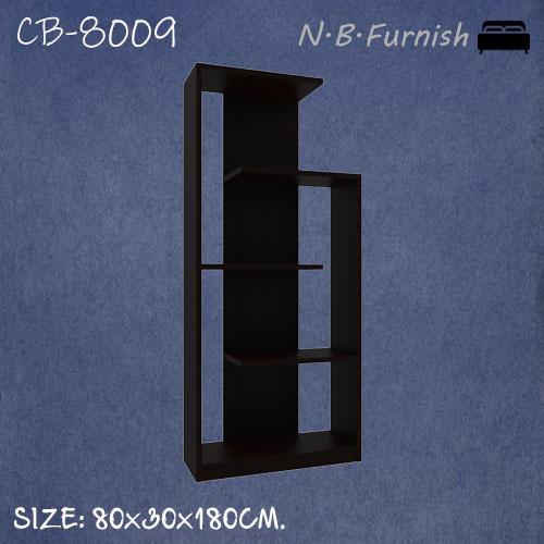 Furnish.ชั้นเอนกประสงค์ 80 ซม. รุ่นCB-8009 สีโอ๊คดำ