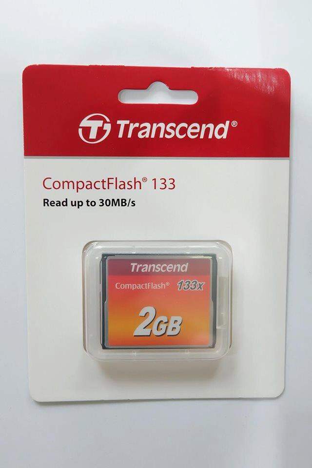 Transcend CompactFlash Card  2GB : CF133X : Transcend (สินค้ารับประกัน 5 ปี) - สินค้ามีใบกำกับภาษี