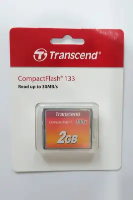 Transcend CompactFlash Card 2GB : CF133X : Transcend (สินค้ารับประกัน 5 ปี) - สินค้ามีใบกำกับภาษี