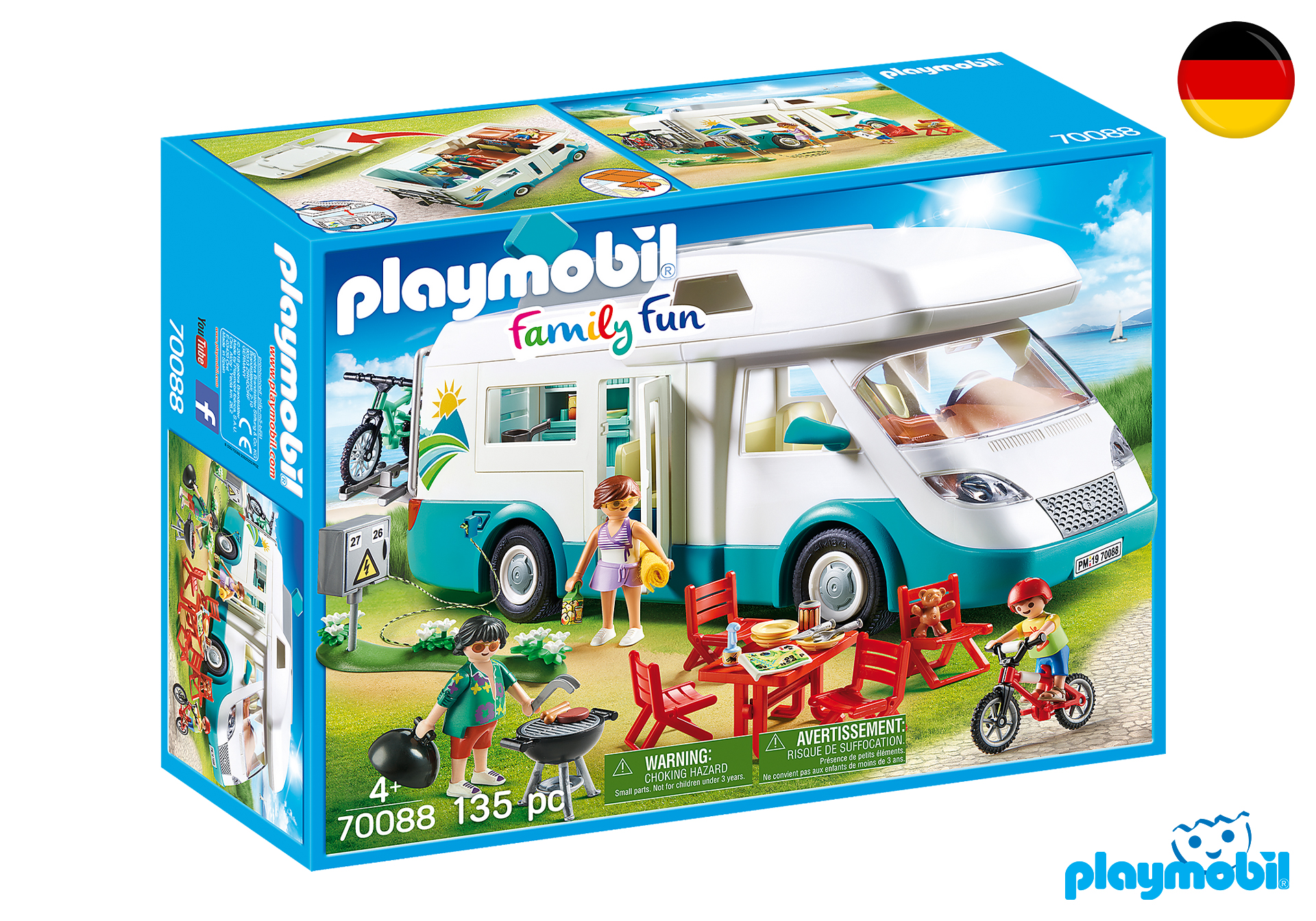 Playmobil 70088 Camping Family Camper Figure เพลย์โมบิล แคมป์ รถบ้าน ราคา 3,391 บาท*ส่งฟรี