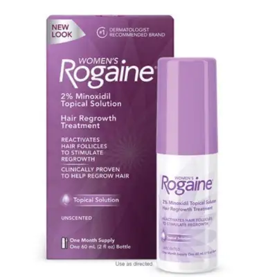 Women's Rogaine Solution 60ml ( Lot ใหม่มาก ) พร้อมส่งทันที แถมฟรีขวดสเปรย์