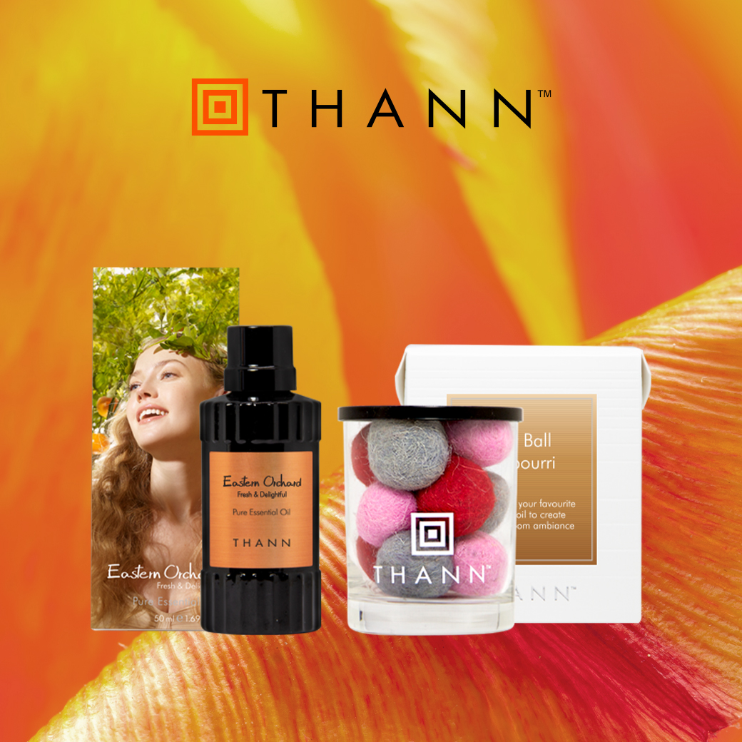 THANN Eastern Orchard Pure Essential Oil 50 ml. Free Felt Ball Potpourri ให้ความรู้สึกผ่อนคลาย พร้อมเติมเต็มความสดชื่น ราคา 2,050 บาท*ส่งฟรี