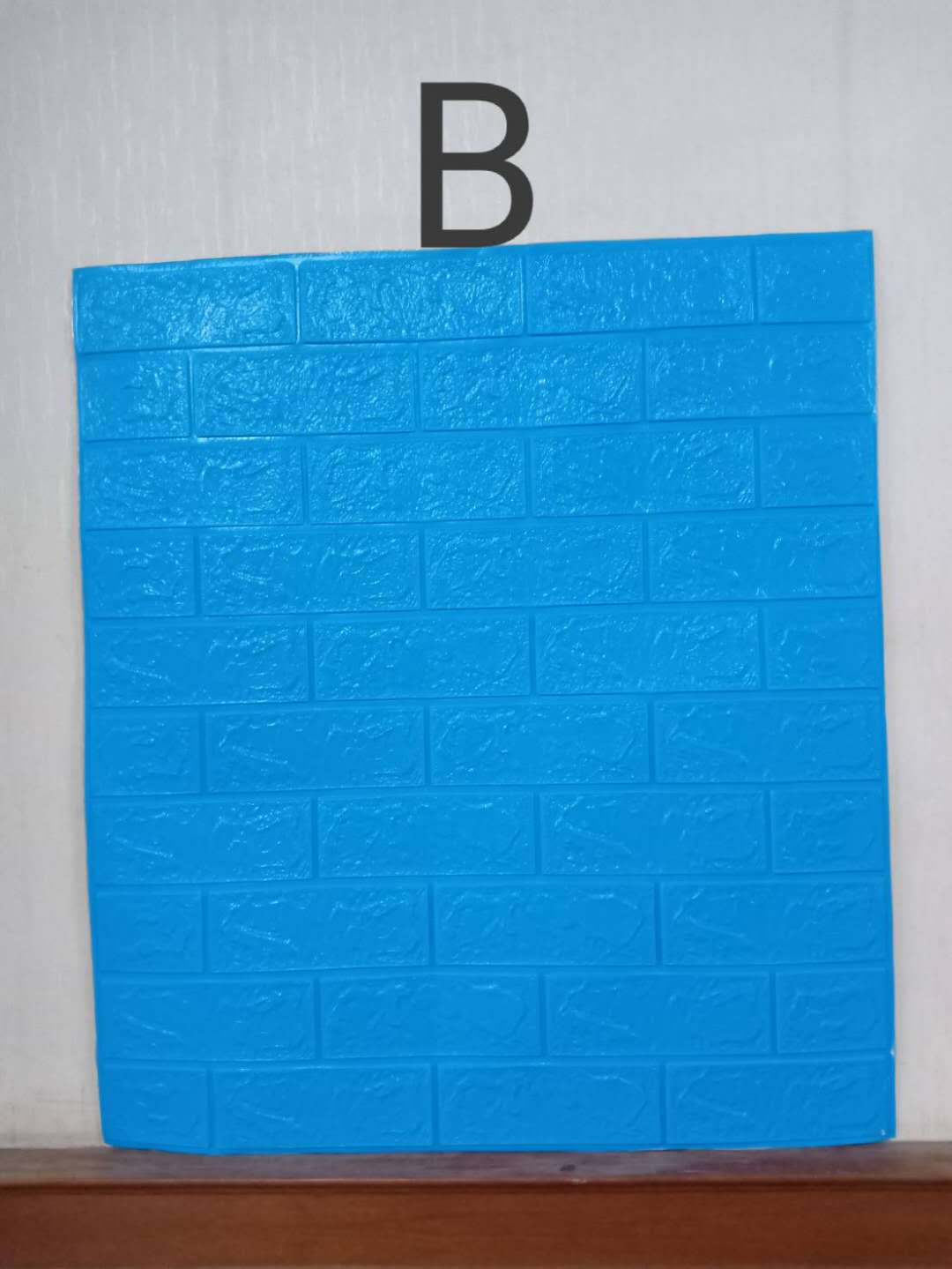 วอลเปเปอร์ 3 มิติ ติดผนัง หนา 3.5 มิล 10 แผ่น วัสดุ PE Foam ลายอิฐ กันเสียง กันน้ำ กันร้อน กันกระแทก[ 3D Wallpaper ]Eass shop