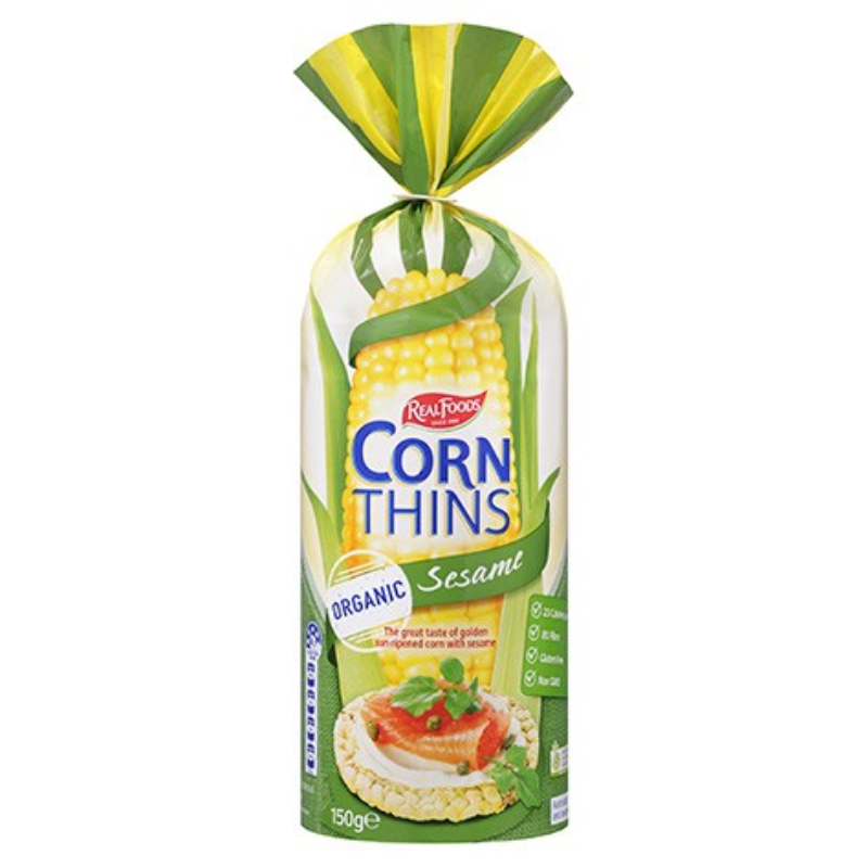 Corn Thins Sesame 150g ราคา 161 บาท*ส่งฟรี