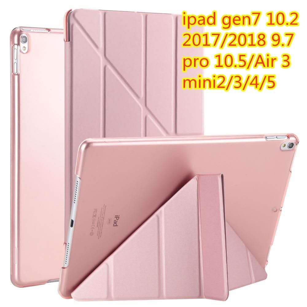 case iPad Air1 Air2 9.7 เคส 2020 Pro 11 Mini 1/2/3/4/5 เคส 2019 gen7 10.2 Air3 10.5 TPU บางเฉียบ เคส ipad