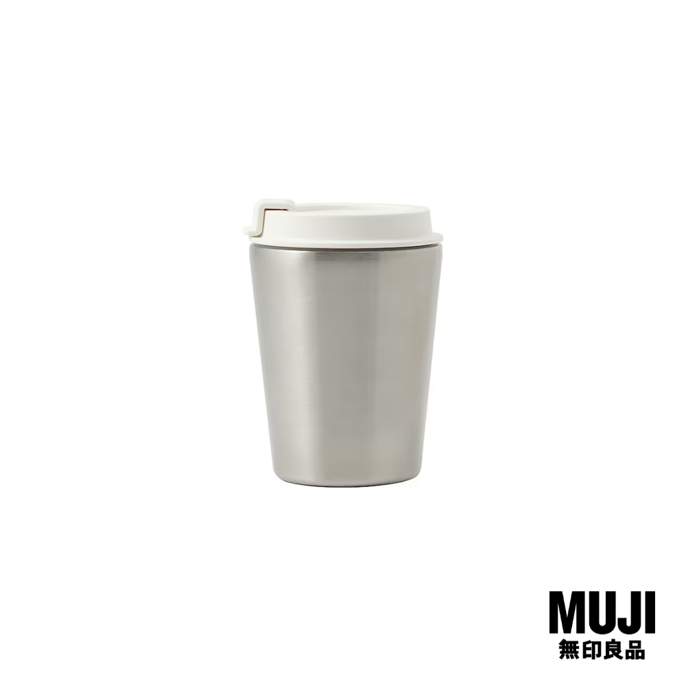 มูจิ แก้วสเตนเลสพร้อมฝา - MUJI Stainless Steel Coffee Mug (370ml) ราคา 501 บาท*ส่งฟรี