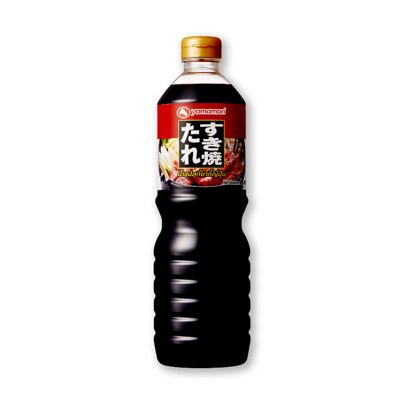 ยามาโมริ น้ำซุป สุกี้ยากี้ สุกี้ ญี่ปุ่น 1ลิตร 1000ml. 1L สุกี้น้ำดำ Yamamori sukiyaki Sauce ซุปสุกี้ ชาบูน้ำดำ ซุปน้ำดำ น้ำดำ ซอสสำหรับสุกี้น้ำดำ