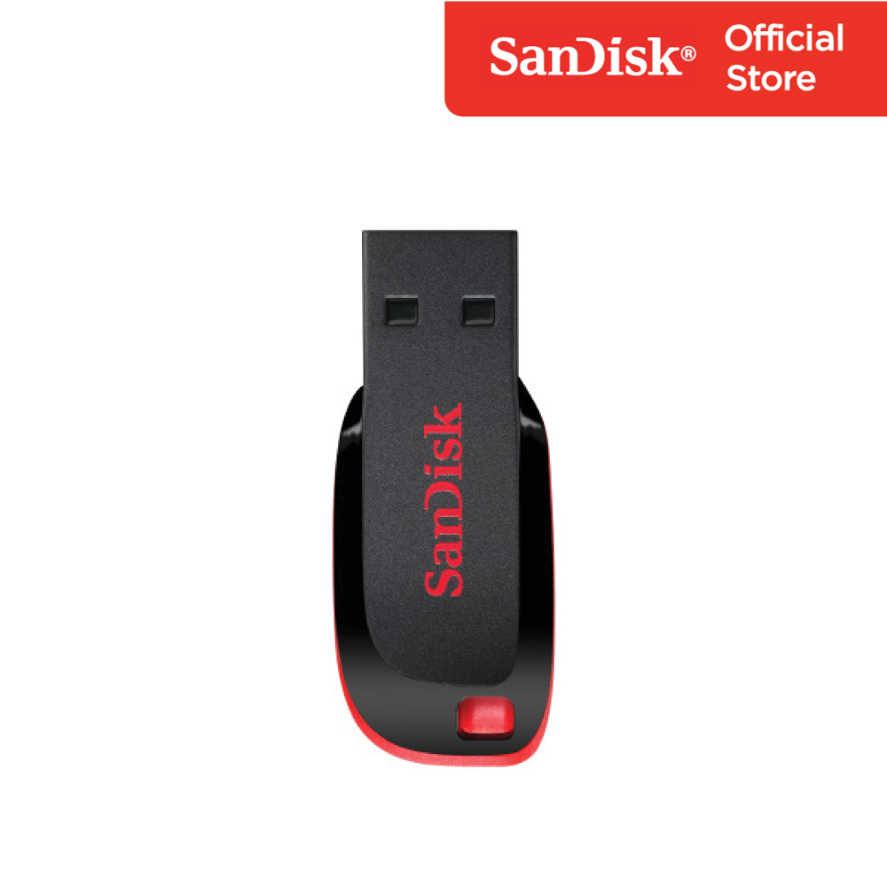 SanDisk 32GB Flash Drive Cruzer Blade CZ50 (SDCZ50_032G_B35) ( แฟลชไดร์ฟ usb Flash Drive ) ราคา 108 บาท*ส่งฟรี