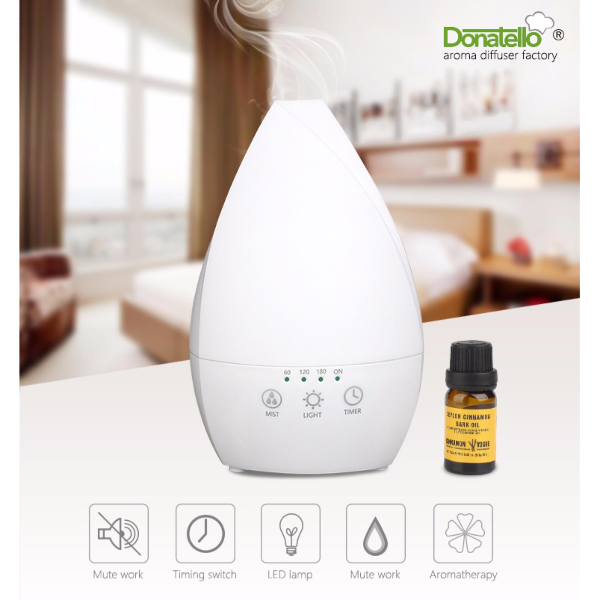 Aroma Diffuser Ultrasonic Cool Mist Humidifier with touch switch 200 ML ราคา 649 บาท*ส่งฟรี