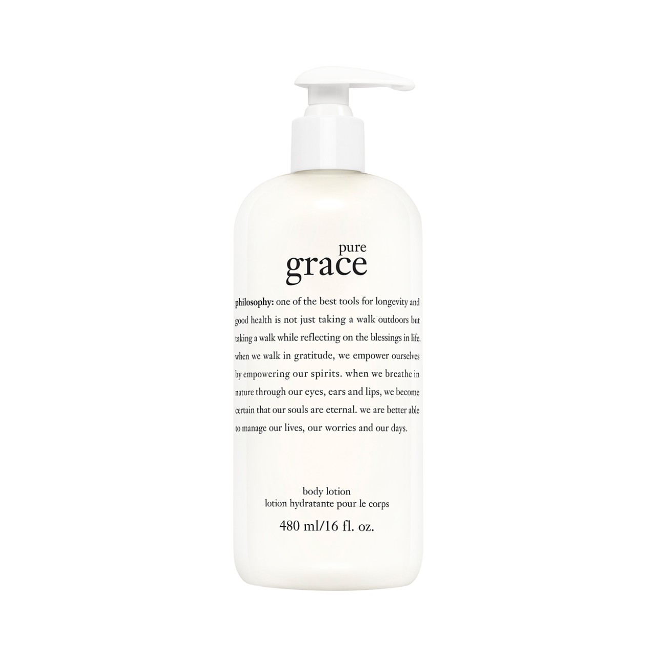 Philosophy Pure Grace Body Lotion 480ml โลชั่นบำรุงผิว 480ml ราคา 1,543 บาท*ส่งฟรี