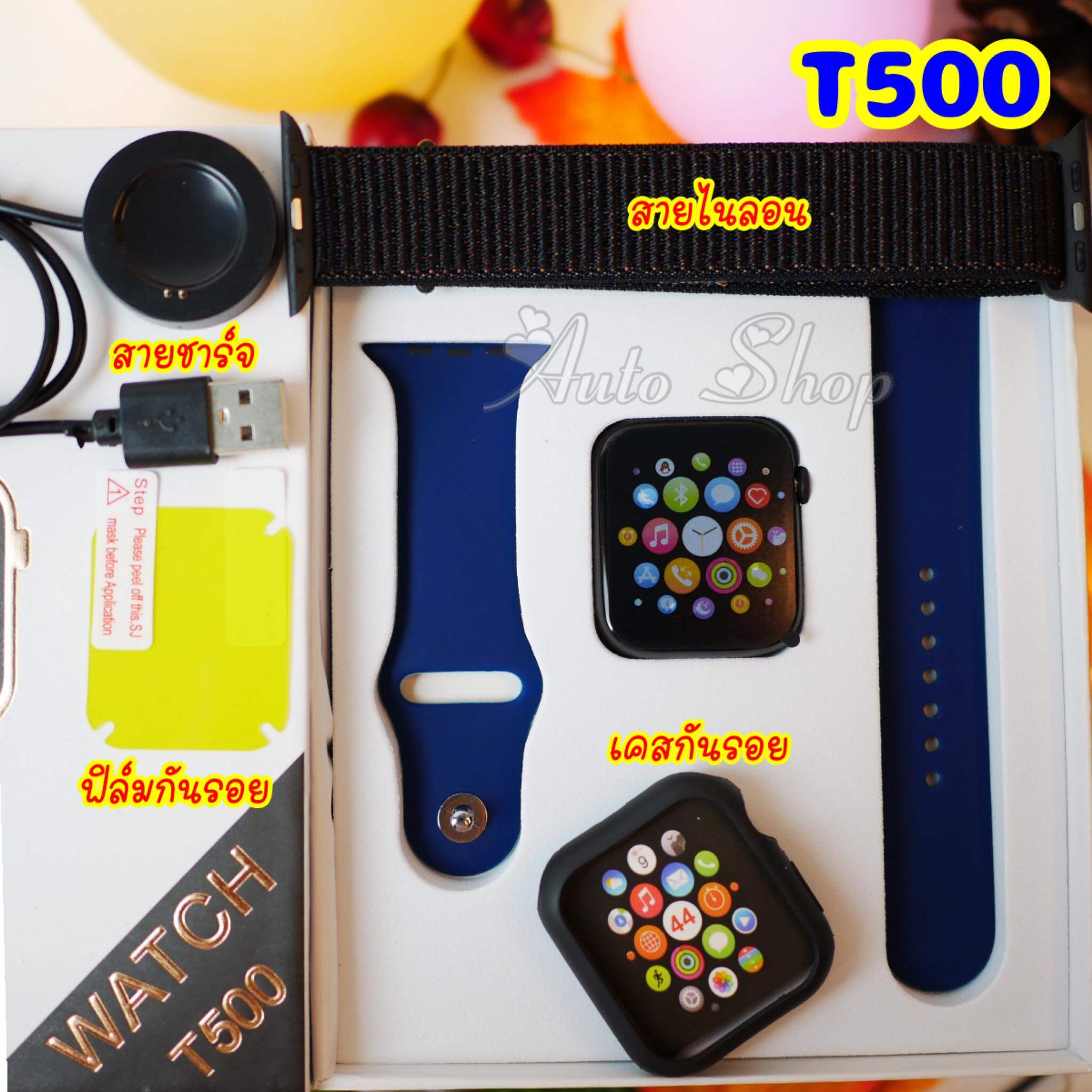 นาฬิกา สมาร์ทวอทซ์ Smart watch T500 โทรออก-รับสายได้(ขายดี) **แถมฟิล์มกันรอย