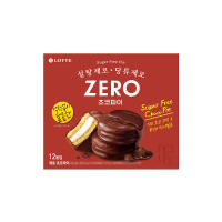 [Original] 제로초코파이 Lotte Zero Choco Pie (ช็อกโก้พาย สูตรไม่มีน้ำตาล) 336g