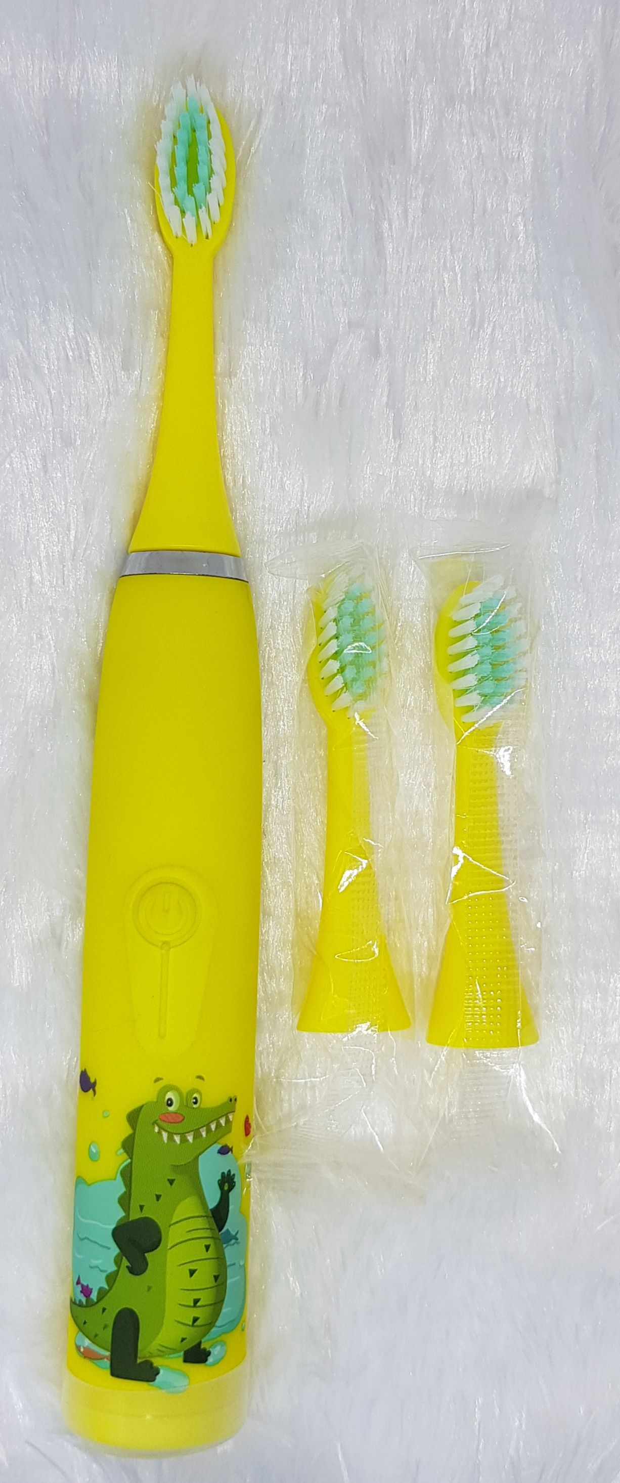 แปรงสีฟันเด็ก แปรงสีฟันไฟฟ้า สำหรับเด็ก ระบบสั่น sonic cleaning ฟรีหัวแปรงเพิ่มอีก2อัน