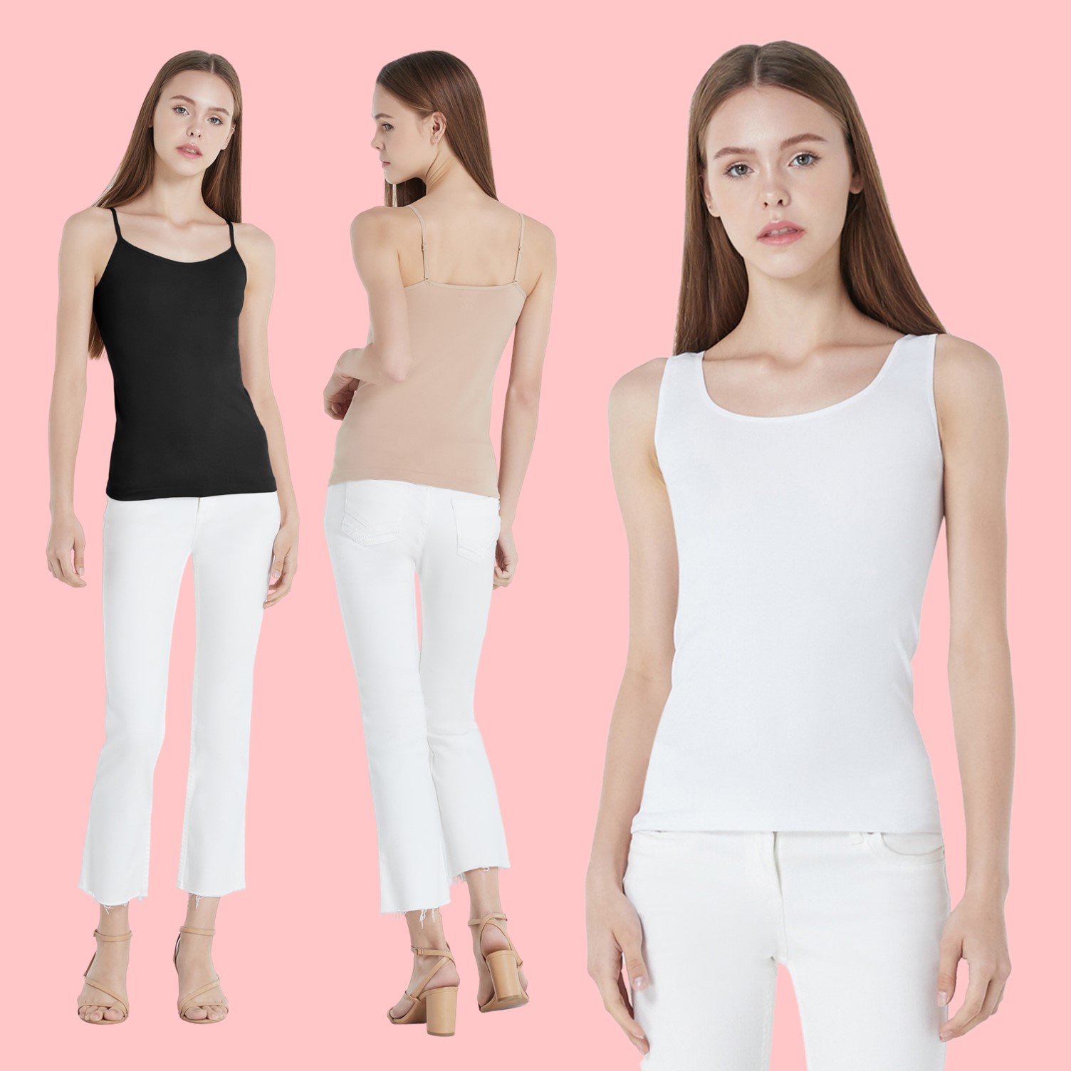 Cherilon เชอรีล่อน เสื้อกล้าม เสื้อแขนกุด เสื้อสายเดี่ยว ผ้านุ่มมาก ระบายอากาศยืดหยุ่นสปริงตัวดี NIC-BSSL01 , NIC-BSSL02 ราคา 292 บาท*ส่งฟรี