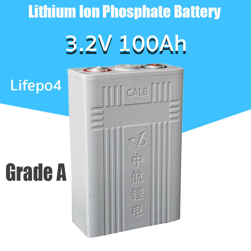 Grade A แบตเตอรี่​ ลิเธียม​ CALB lithium ion Lifepo4 3.2V โวลท์​เต็ม​ 100ah​ แบตเตอรี่ลิเธียม​ UPS​ รถกอล์ฟ​ Solar ระบบโซล่าเซลล์