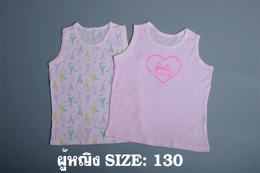 Babyonline(Y263)D5เสื้อกล้ามผ้าฝ้ายลายการ์ตูน