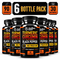 Turmeric Blend ขมิ้นชันฟรีซดราย สูตรเข้มข้น 1290 มก. เคอร์คูมินอยด์ 95% ผสมกระชายดำ และพริกไทยดำ บรรจุ 90 แคปซูล (ทานได้ 30 วัน) อาหารเสริม ขมิ้นชันแคปซูล ขมิ้นชันสกัด เคอร์คูมิน ขมิ้นแคปซูล กระชายดำแคปซูล สมุนไพรไทย ของแท้ 100% พร้อมส่ง
