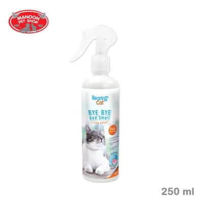 [MANOON] Bearing Cat Bye Bye Bad Smell Litter Spray 250ml สเปรย์หอมดับกลิ่นสำหรับแมว