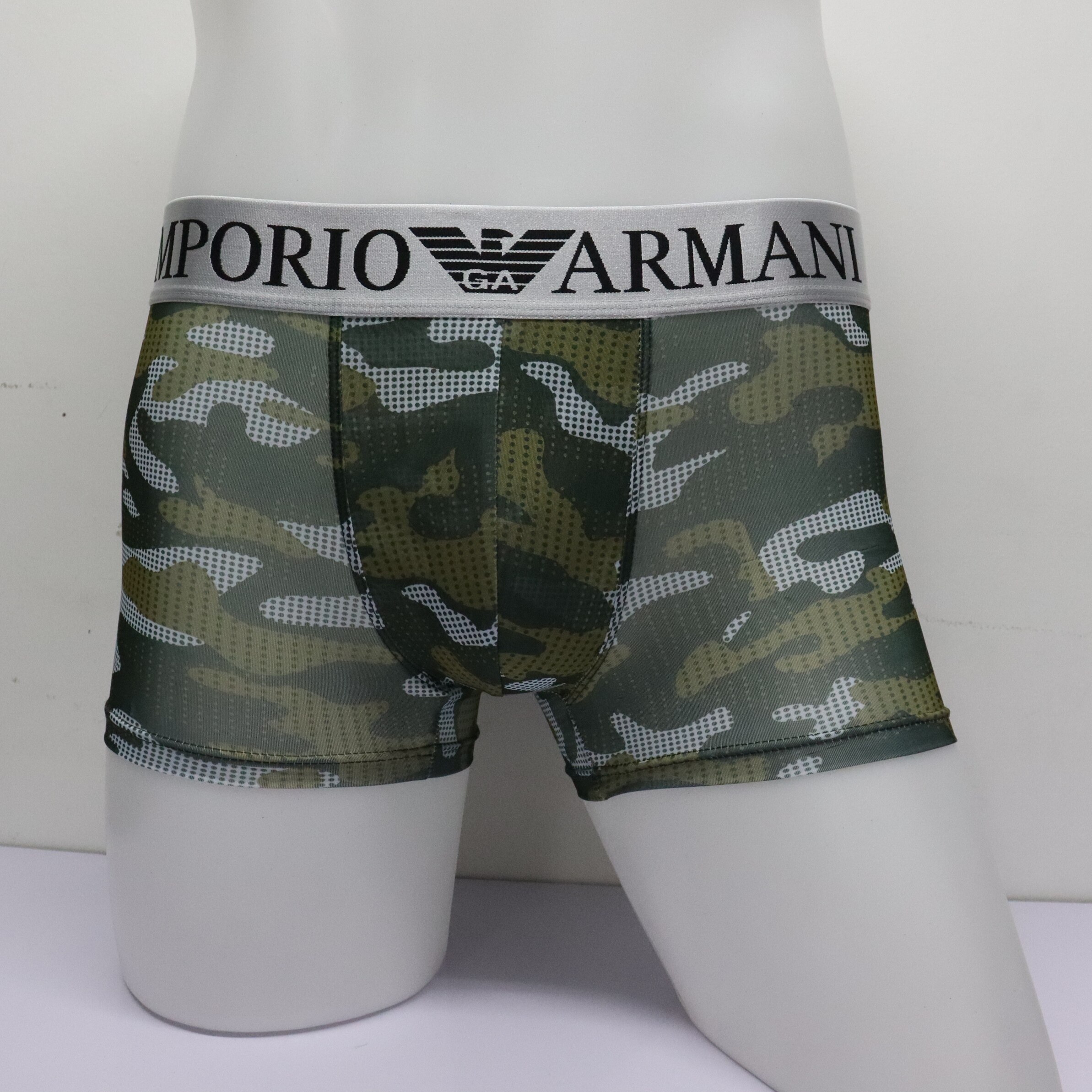 Boxer กางเกงบ๊อกเซอร์ลายทหาร อามานี (Men's underwear) ผ้าไนลอน เซ็กซี่ ใส่สบาย ระบายอากาศ ยืดหยุ่นสูง คุ้มเกินราคา