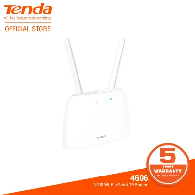 Tenda 4G06 4G N300 router เร้าเตอร์ใส่ซิมปล่อย WI-FI สามารถเชื่อมต่อกับโทรศัพท์ได้ รองรับอุปกรณ์สูงสุด 32 ตัว