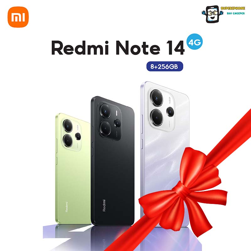 Redmi Note 14 (8+256) พร้อมกล้อง 108 MP ภาพคมชัดทุกมุมมอง(By Lazada Supertphone)