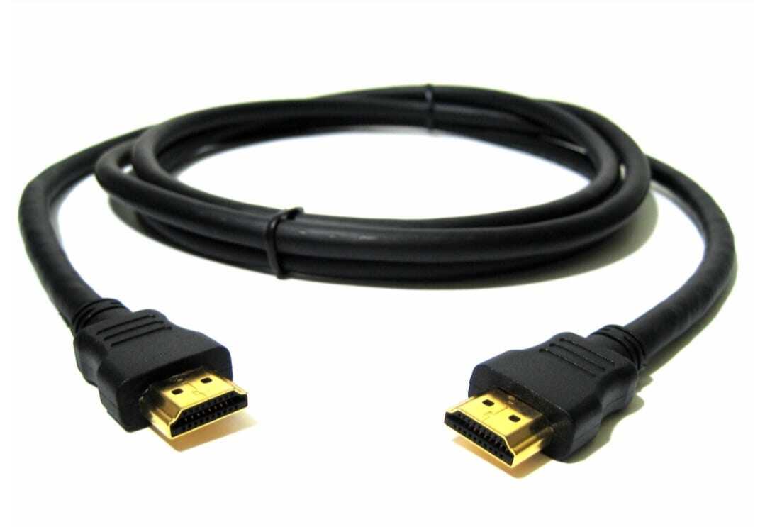 สายส่งสัญญาณมัลติมีเดีย (Cable 1M HDMI-High-Definition Multimedia Interface) สายเคเบิ้ลทีวี TV HDMI Full HD 1080 (สายดำธรรมดา ยาว 1 เมตร)