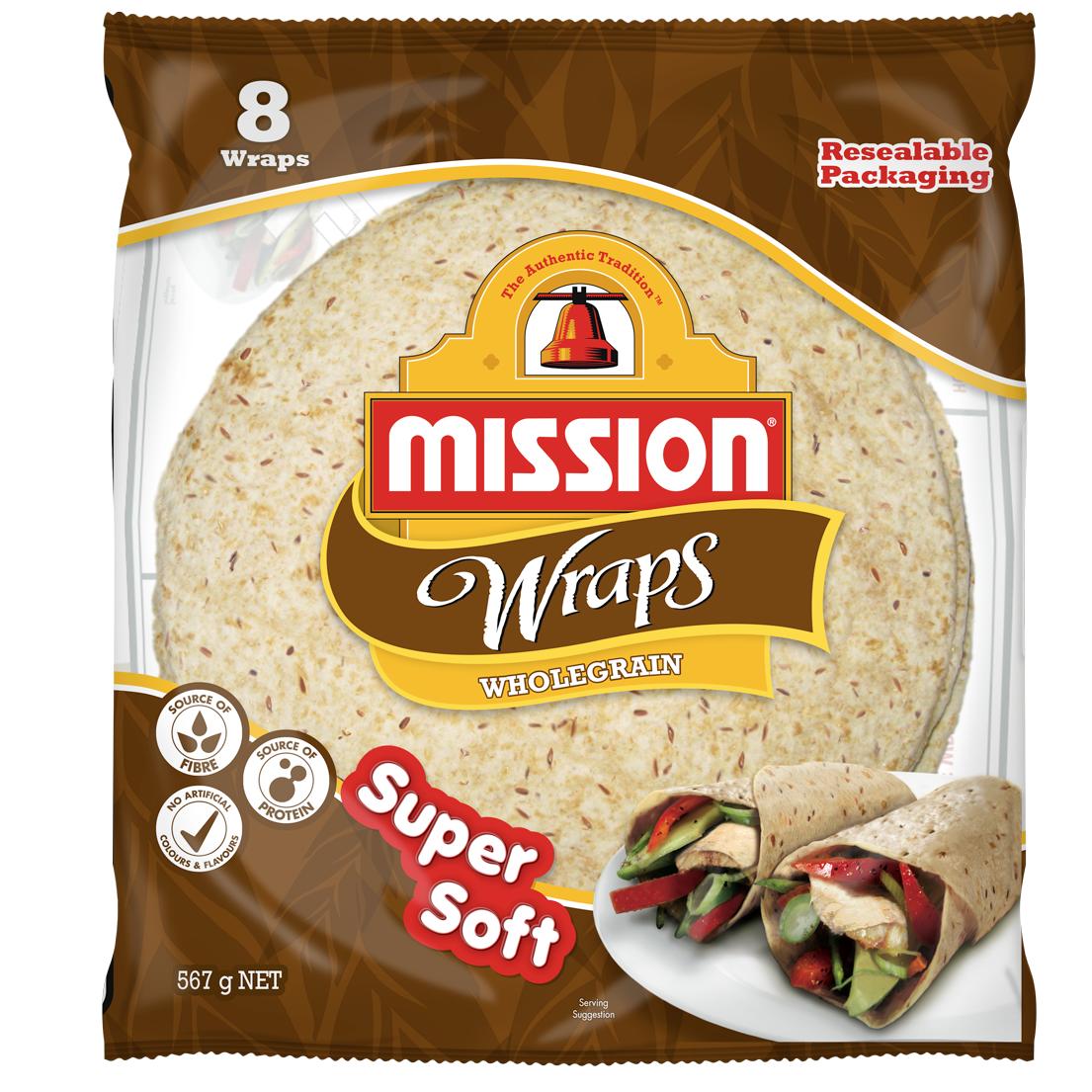 Mission Wraps Wholegrain 360 g