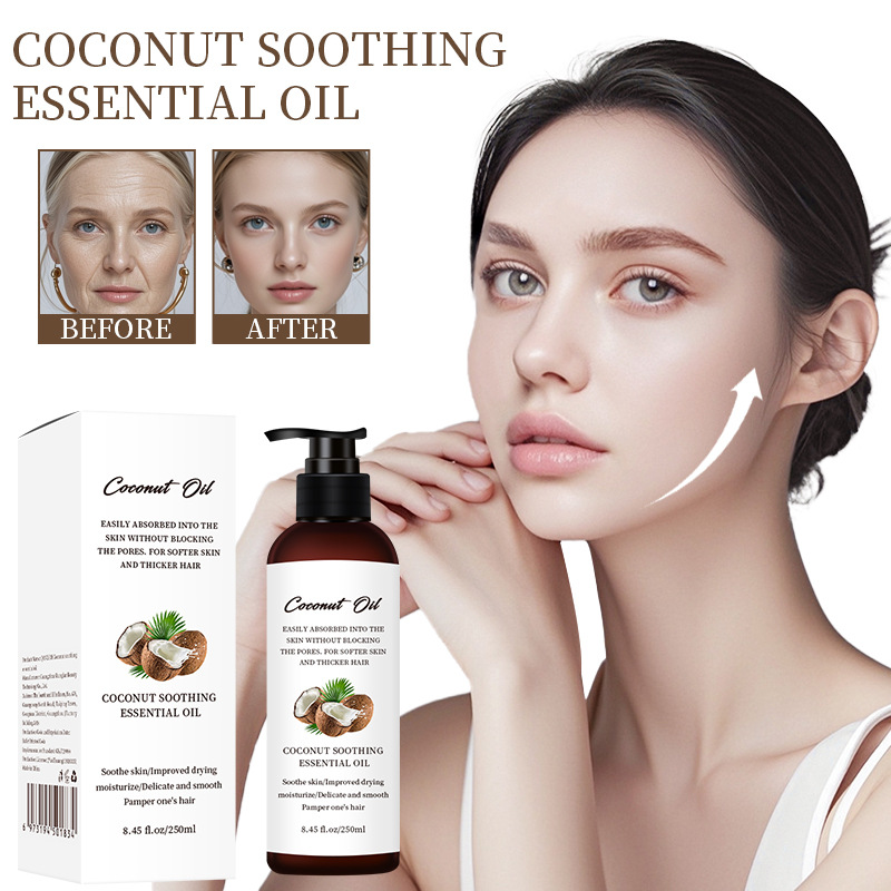 Coconut Essential Oil Sells Well Across Borders. Moisturizing and Brightening Skin Care Toner. Essential Oils for Facial Skin Care. Wholesale Export. ราคา 200 บาท*ส่งฟรี